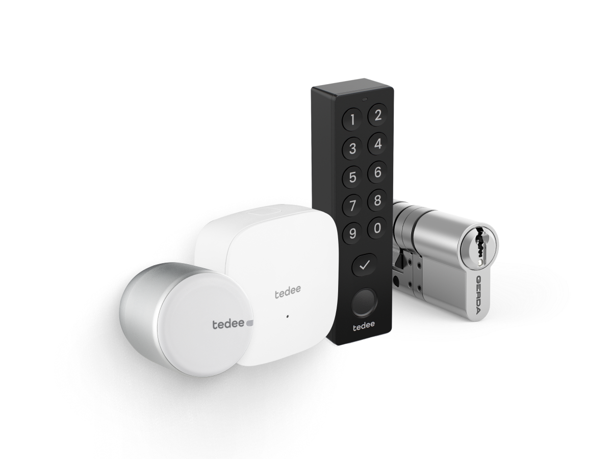 Tedee PRO + Modular Cylinder + Bridge + Keypad PRO