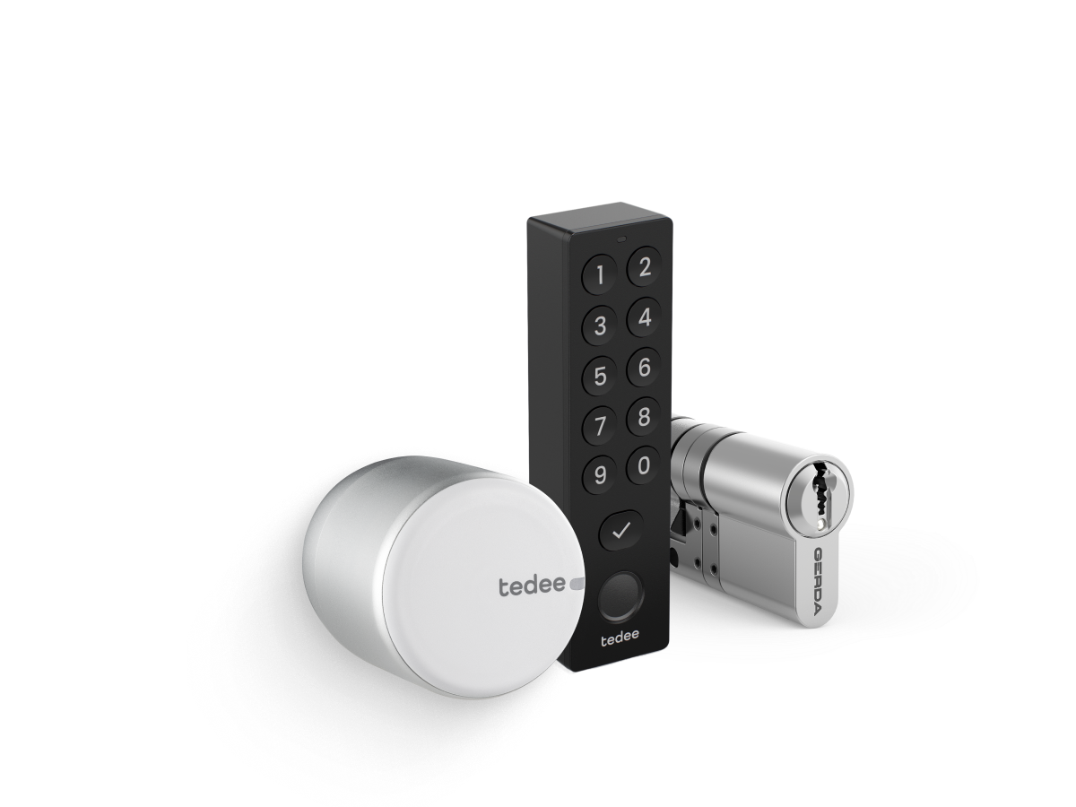 Tedee PRO Smart Lock + Keypad PRO + Cylinder