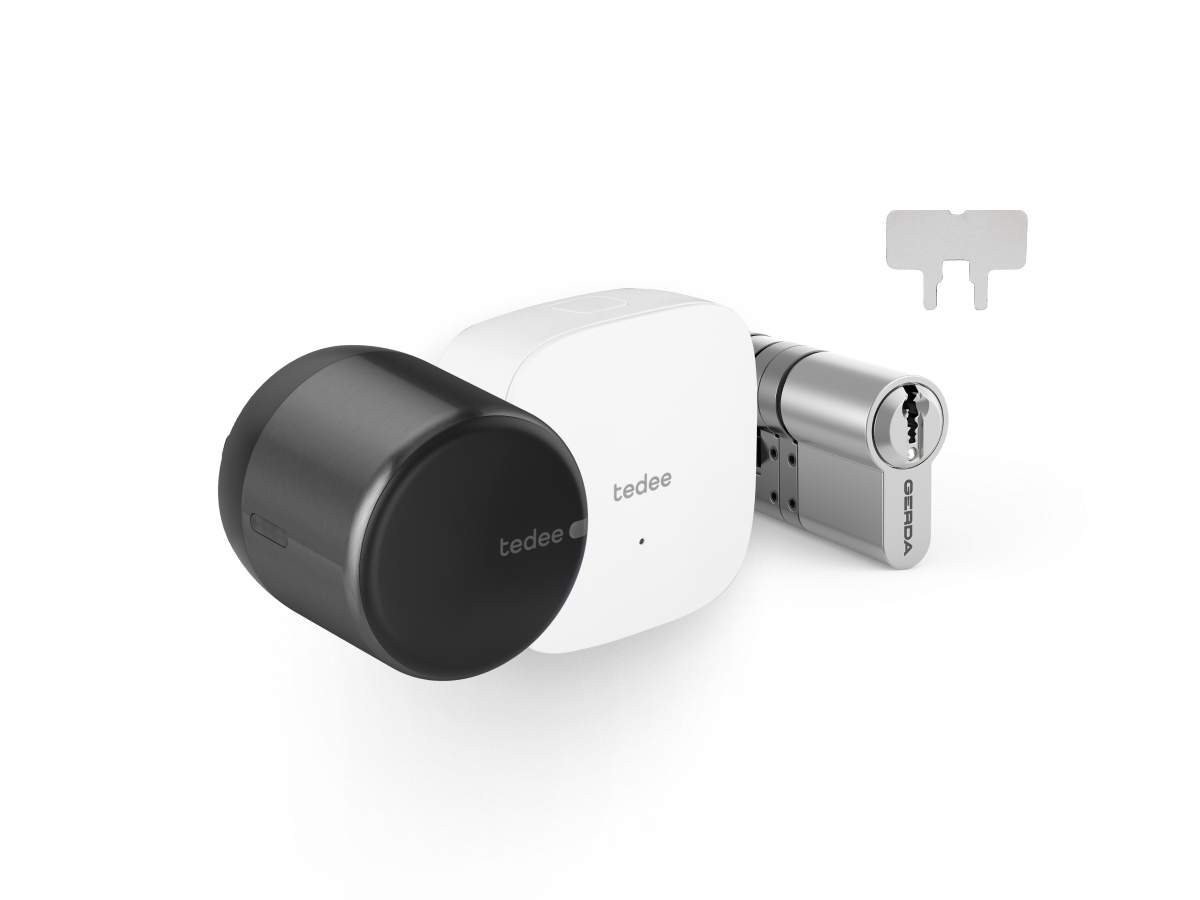 Tedee GO2 Smart Lock Bundle – With Bridge & Modular Cylinder