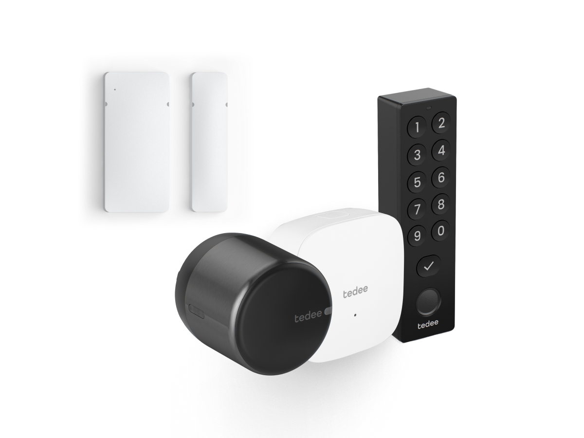 Tedee Bundle: GO2 + Bridge + Keypad PRO + Door Sensor