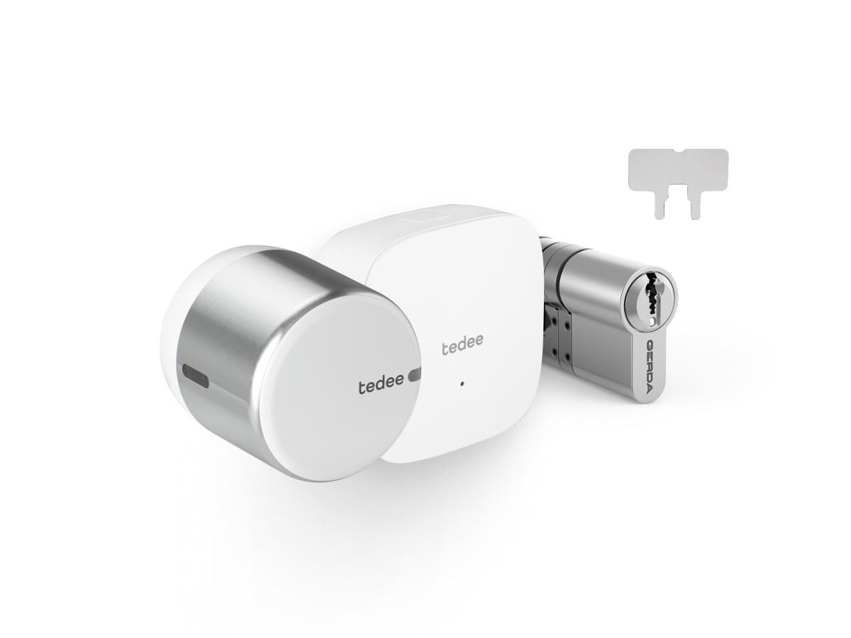 Tedee GO2 Smart Lock Bundle – With Bridge & Modular Cylinder