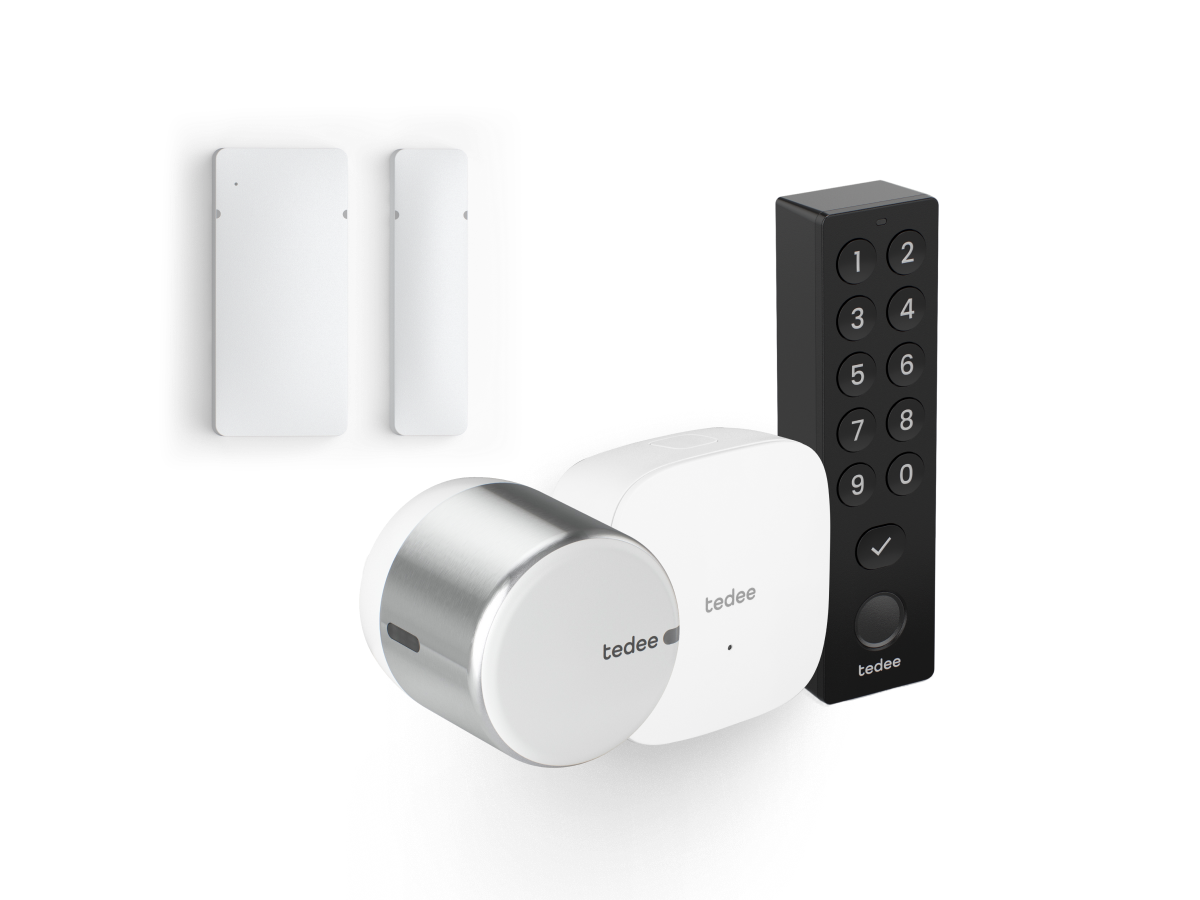 Tedee Bundle: GO2 + Bridge + Keypad PRO + Door Sensor