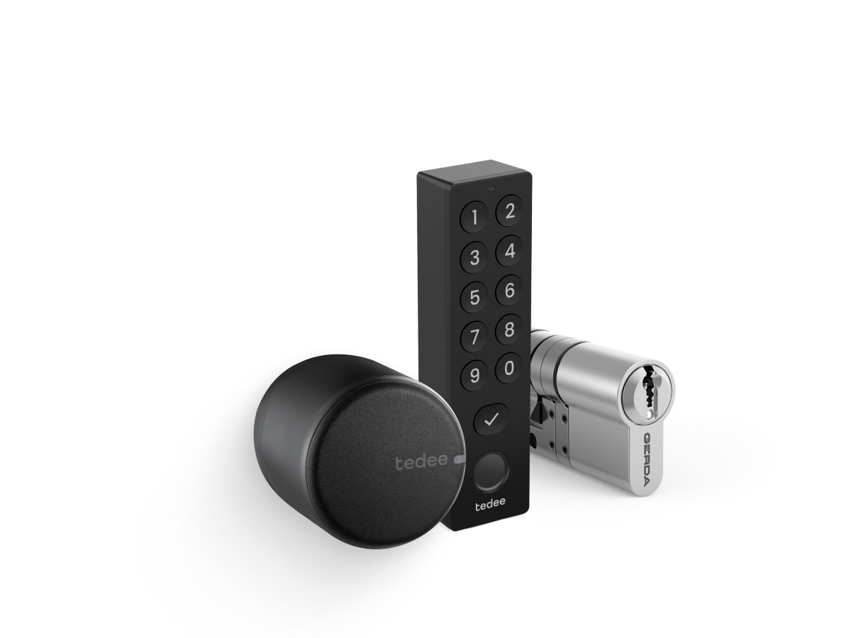 Tedee PRO Smart Lock + Keypad PRO + Cylinder